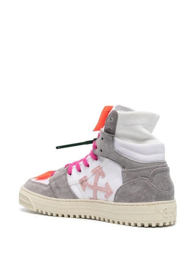 Shop Off-white Zip-tie Lace-up Sneakers In White