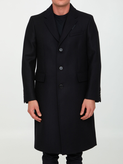 Shop Burberry Black Tailored Coat