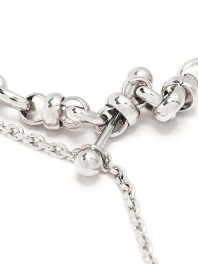 Shop Justine Clenquet Kim Chain-link Bracelet In Silber