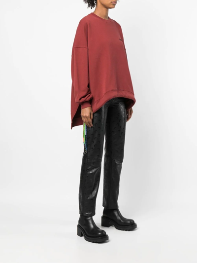 Ambush Multi-cord Logo Sweatshirt In Rot