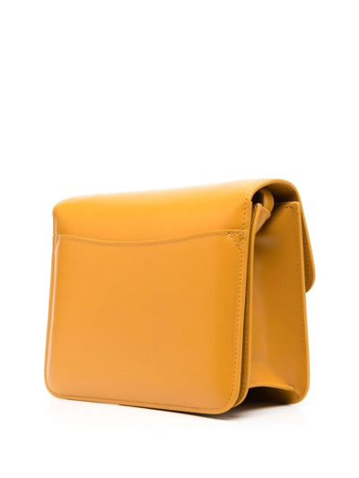 Chloé Kattie Leather Shoulder Bag In Yellow
