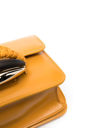 Chloé Kattie Leather Shoulder Bag In Yellow
