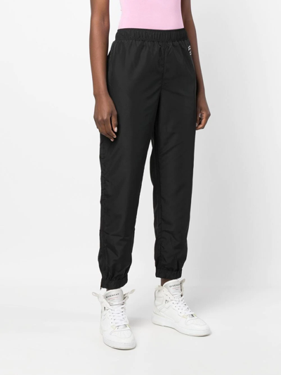 Opening Ceremony Logo-patch Track Pants In Schwarz
