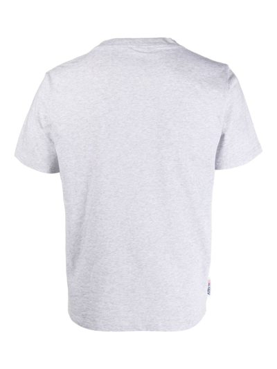Shop Autry Logo-print Cotton T-shirt In Grau