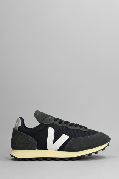 Shop Veja Rio Branco Sneakers In Black Suede And Fabric