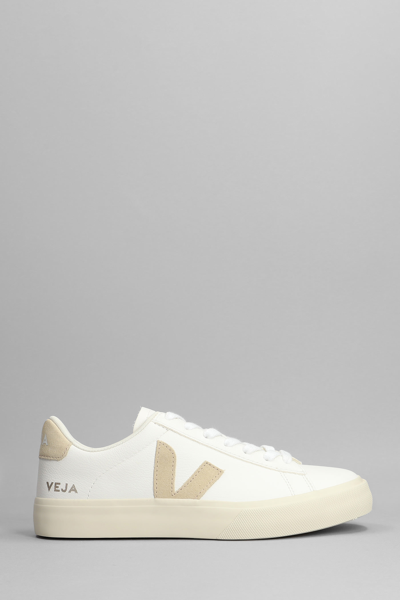 Shop Veja Campo Chfree Sneakers In White Leather
