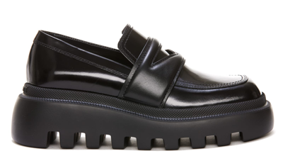 Shop Vic Matie Pablito Loafers In Black
