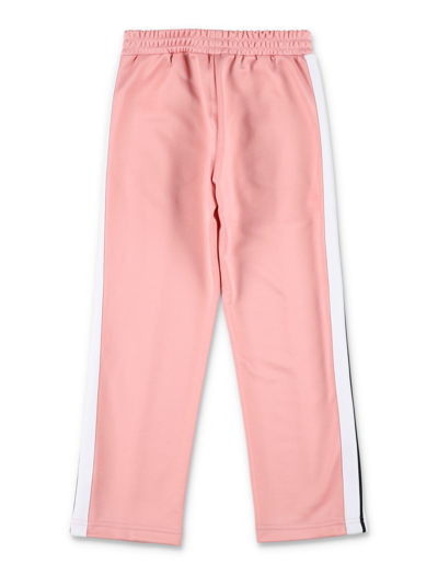 Shop Palm Angels Track Pants In Pink White