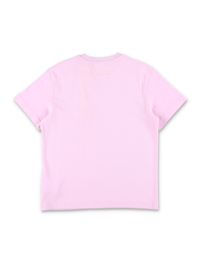 Shop Off-white Off Stamp T-shirt In Pink Black