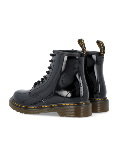 Shop Dr. Martens' Patent Leather Lace-up Boots In Black