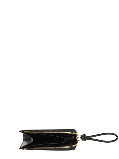 Shop Jil Sander Credit Card Holder In Nero