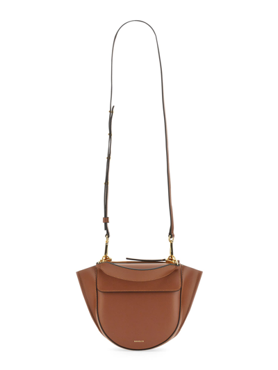 Shop Wandler Hortensia Mini Bag In Marrone