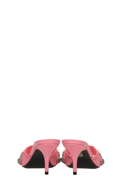 Shop Balenciaga Cagole M70 Slipper-mule In Rose-pink Leather