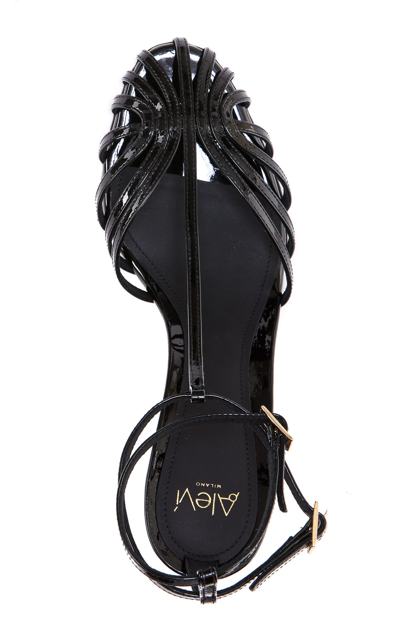 Shop Alevì Anna Pump Sandals In Black