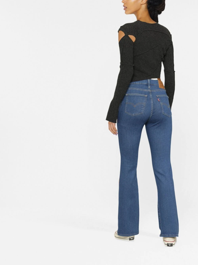Shop Levi's 726™ Flared High-waist Jeans In Blue