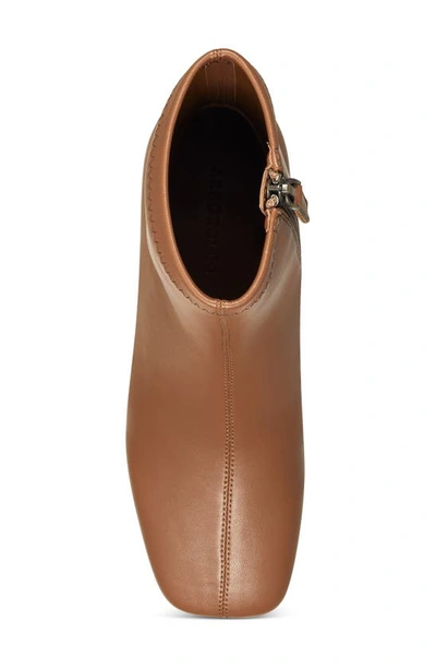 Aerosoles Sussex Block Heel Platform Bootie In Luggage Combo