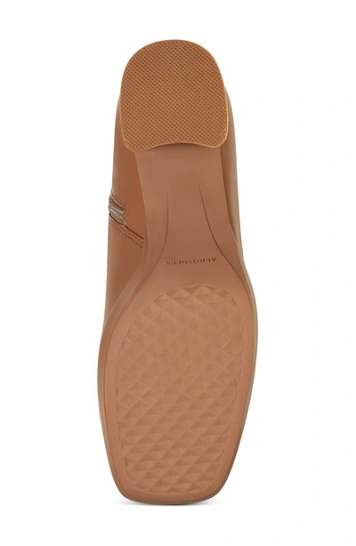 Aerosoles Sussex Block Heel Platform Bootie In Luggage Combo
