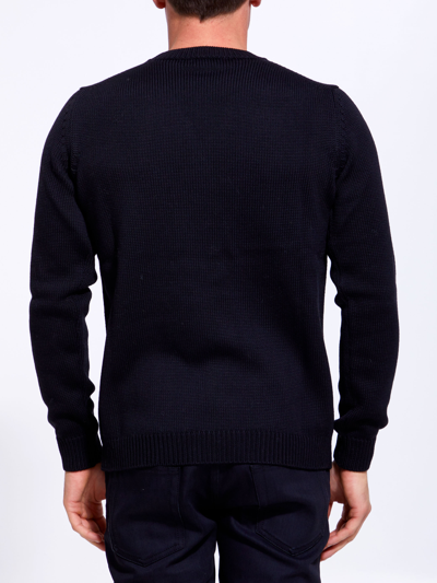 Shop Roberto Collina Black Merino Wool Sweater