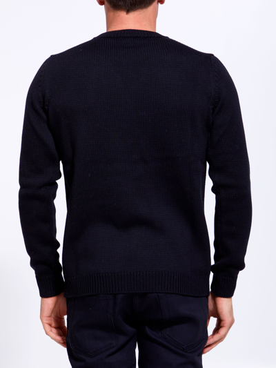 Roberto Collina Round-neck Wool Sweater In Black