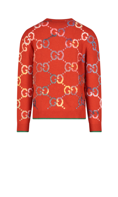 Shop Gucci 'gg' Jacquard Sweater