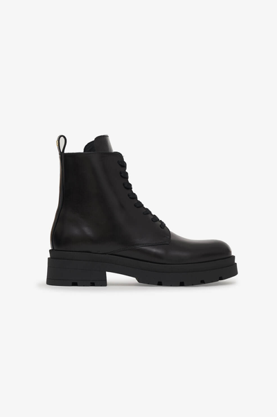 Shop Anine Bing Luc Combat Boots In Black