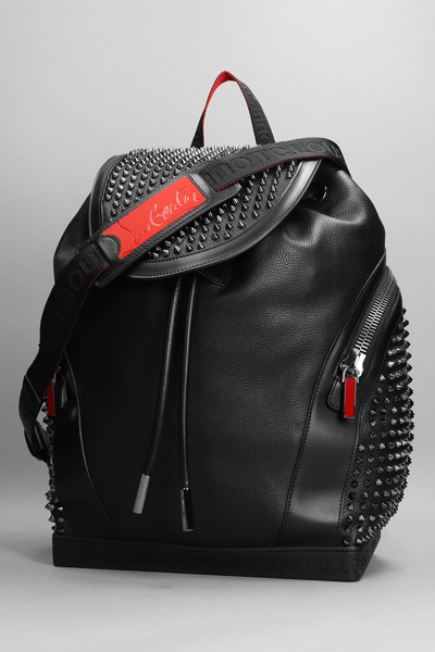 Shop Christian Louboutin Backpack In Black Leather