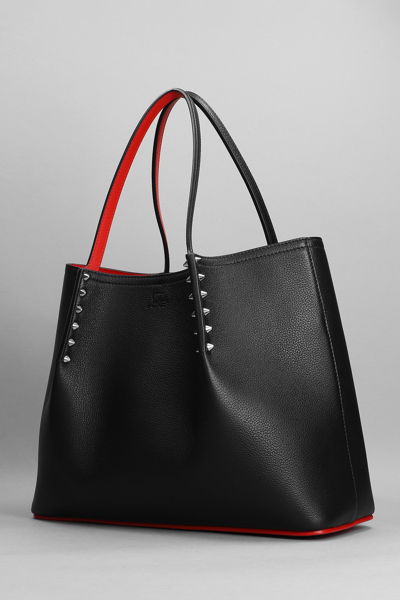 Shop Christian Louboutin Cabarock Tote In Black Leather