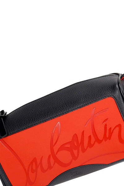 Shop Christian Louboutin Blaster Clutch In Black Leather