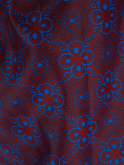 Peninsula Swimwear Geometric-pattern Swim Shorts In Red