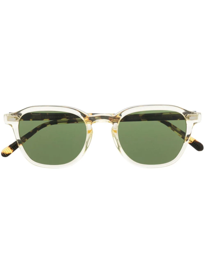 Shop Moscot Vantz Square-frame Sunglasses In Green
