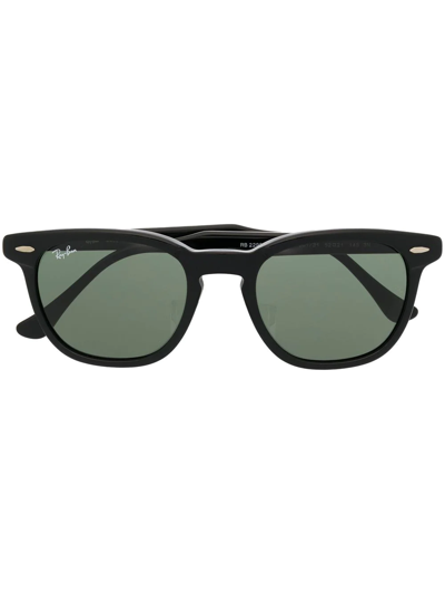 Ray Ban Black Hawkeye Sunglasses In Black