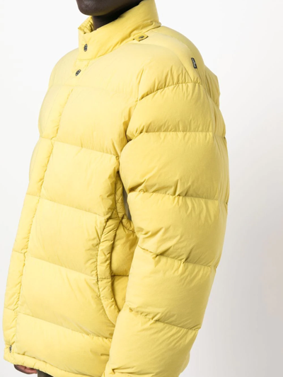 Shop Stone Island Shadow Project Feather-down Padded Jacket In Green