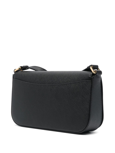 Prada Saffiano Leather Shoulder Bag In Schwarz