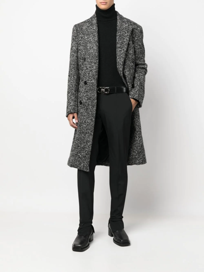 Shop Dolce & Gabbana Slim-fit Tailored Trousers In Schwarz