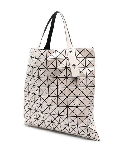 Shop Bao Bao Issey Miyake Prism Geometric-panel Tote Bag In Nude