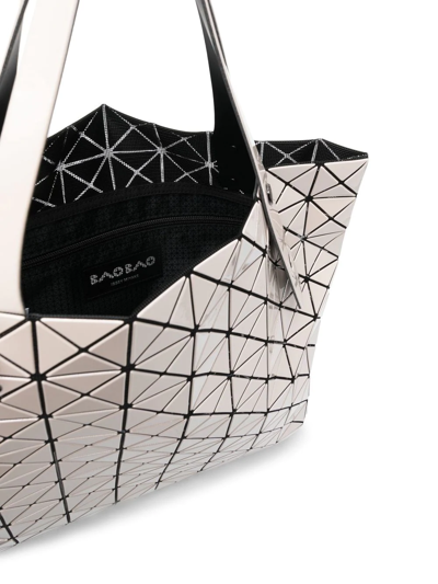 Shop Bao Bao Issey Miyake Prism Geometric-panel Tote Bag In Nude