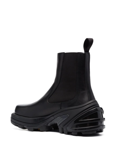 Shop Alyx Chunky-sole Leather Boots In Schwarz