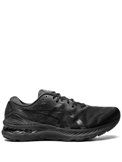 Shop Asics Gel Nimbus 23 4e "extra Wide" Sneakers In Black