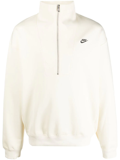 Nike Sportswear Circa Half-zip Sweatshirt In Coconut Milk/off Noir |  ModeSens
