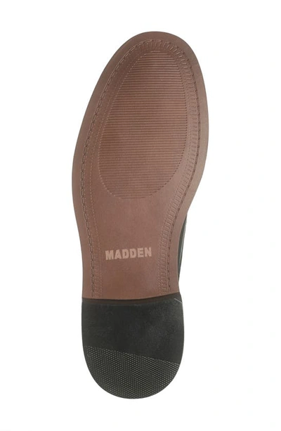 Shop Madden Plain Toe Derby In Black Pu Leather