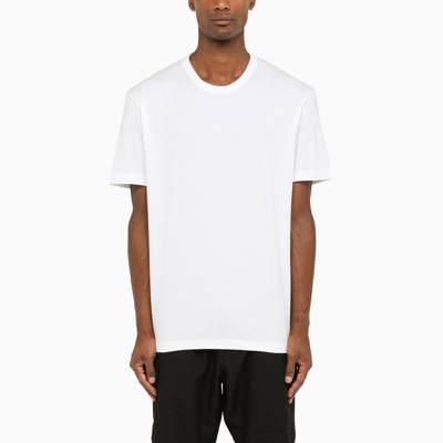 Shop Y-3 White Cotton T-shirt