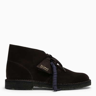 Shop Clarks Originals | Dark Brown Low Ankle Boots