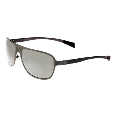 Shop Breed Atmosphere Titanium Sunglasses In Silver / Spring