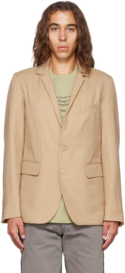 Shop Bless Tan Sakko Blazer In San