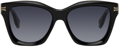 Shop Marc Jacobs Black Mj 1000/s Sunglasses In 0807 Black