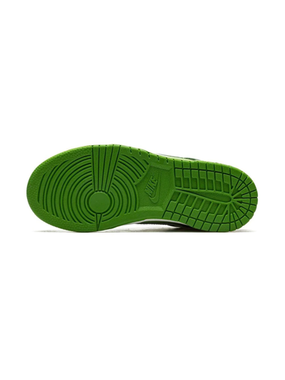 Shop Nike Dunk Low "chlorophyll" Sneakers In Green