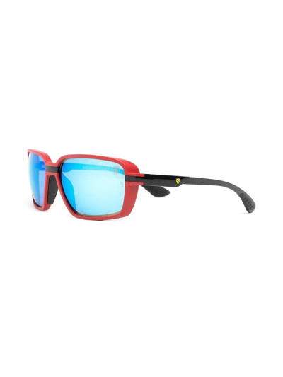 Shop Ray Ban X Scuderia Ferrari Tinted Sunglasses In Black