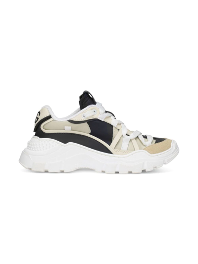 Dolce & Gabbana Airmaster Low-top Sneakers In Neutrals
