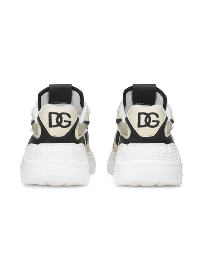 Shop Dolce & Gabbana Airmaster Low-top Sneakers In Neutrals