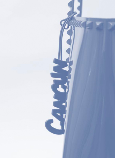 Shop Carmen Sol Cancun Charm In Baby-blue